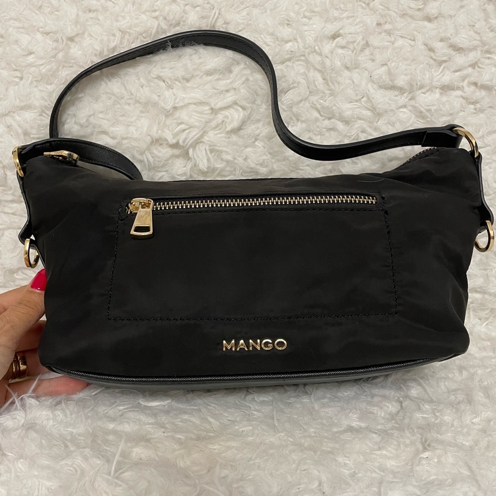 Mango Small Crescent Shoulder Bag - Picture 3 of 11